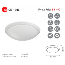 CE-light CE-1300-Ledli Duvar Aplik